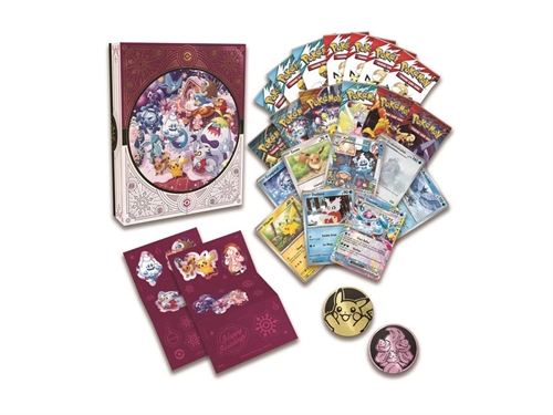 Pokemon Holiday Calendar 2025 TCG 25 overraskelser folie kort booster packs